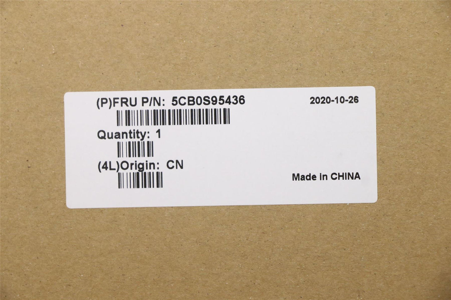 Lenovo FRU COV P15S D COV SUB ASSY L860 5CB0S95436