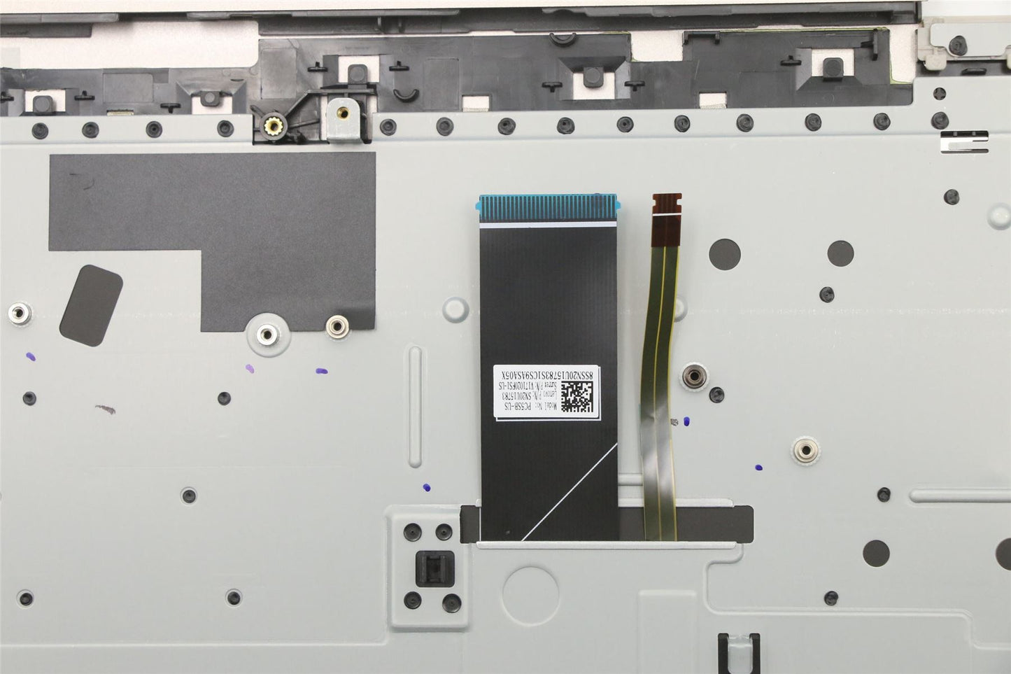 Lenovo Yoga C740-15IML Keyboard Palmrest Top Cover US Mica 5CB0U43851