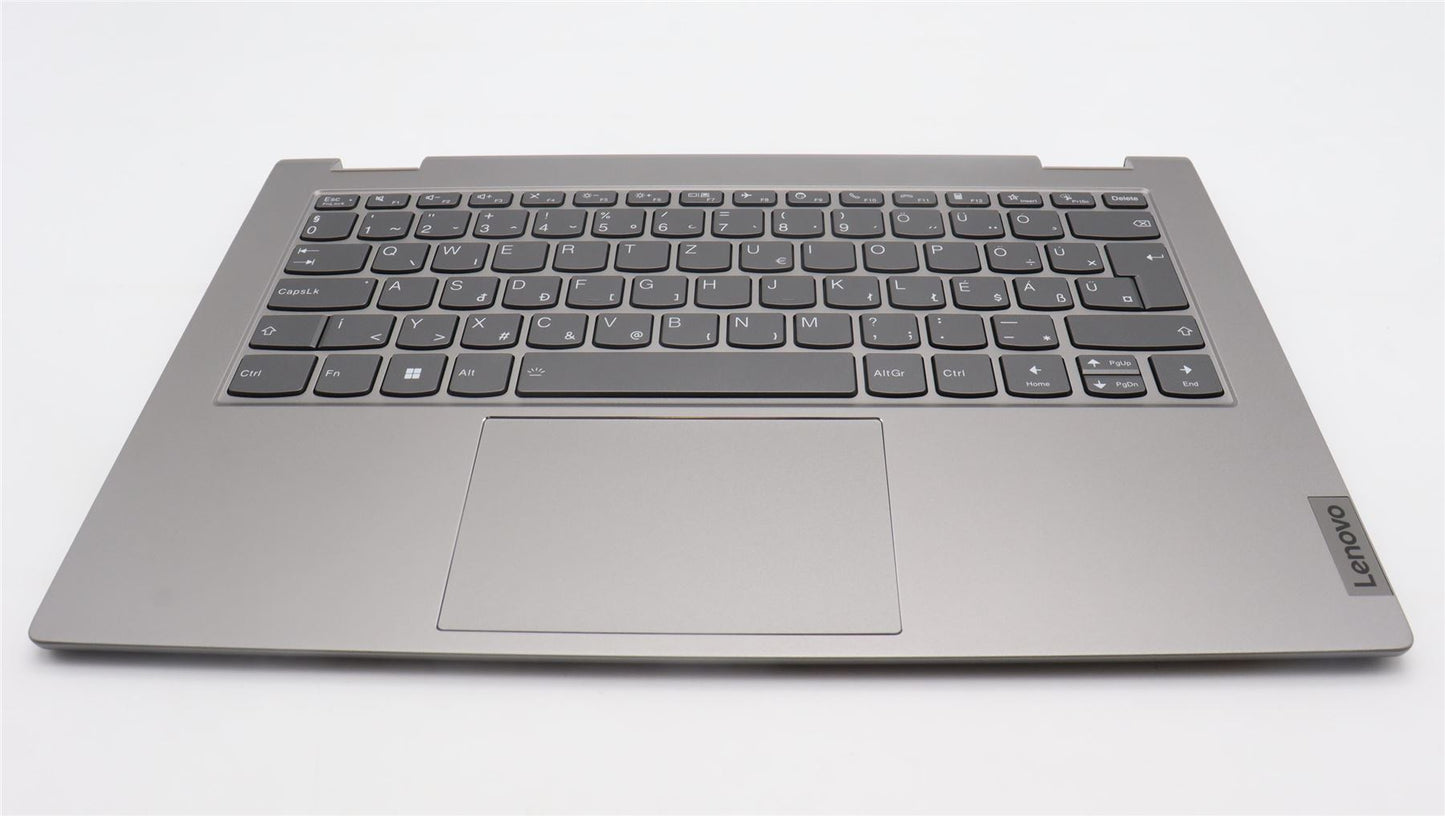 Lenovo Yoga 14s G3 IRU Palmrest Cover Touchpad Keyboard Hungarian 5CB1L43746