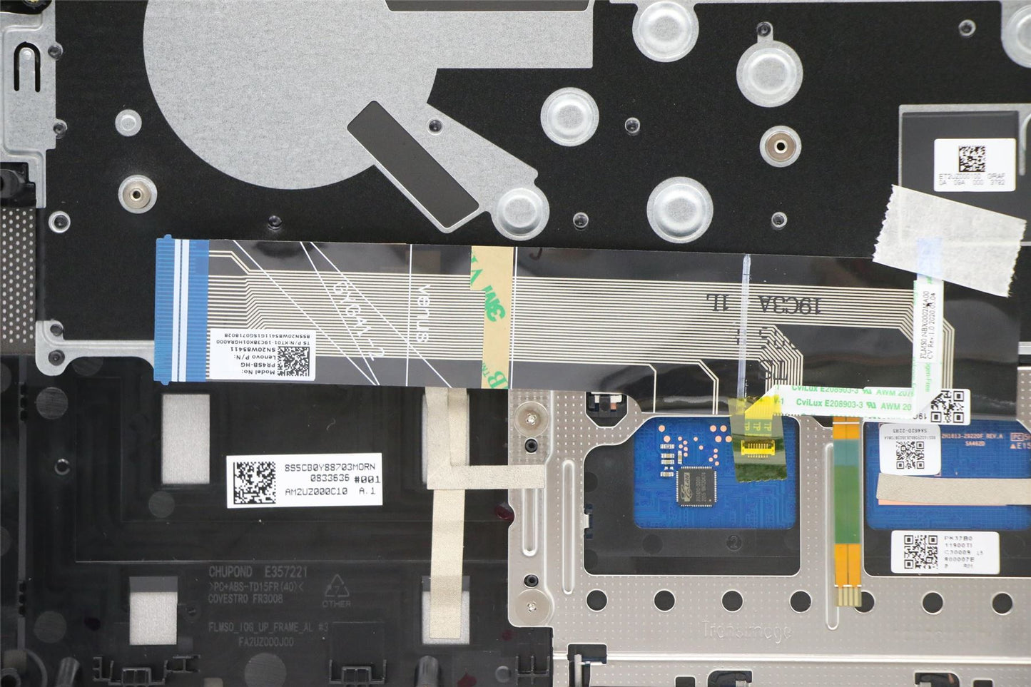 Lenovo IdeaPad 5-14ARE05 Palmrest Touchpad Cover Keyboard Hungarian 5CB1A13653