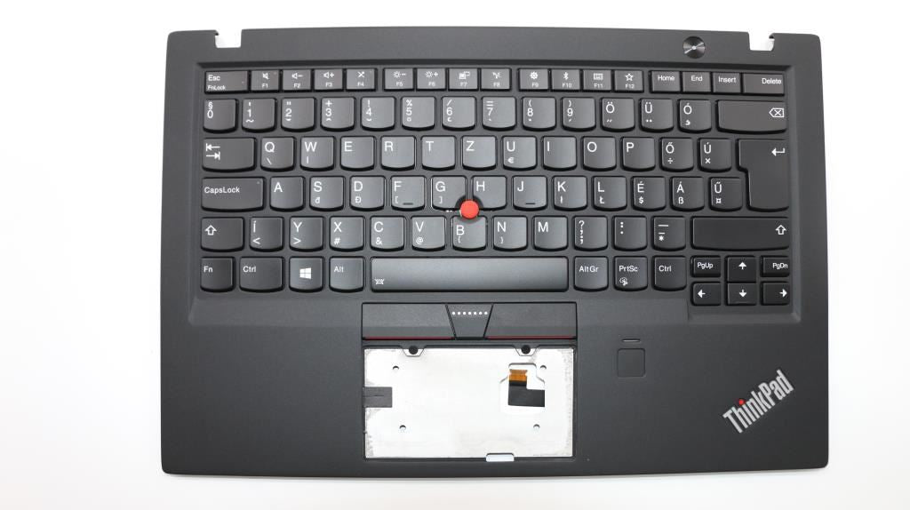 Lenovo Carbon X1 5th Keyboard Palmrest Top Cover Hungarian Black 01LX516