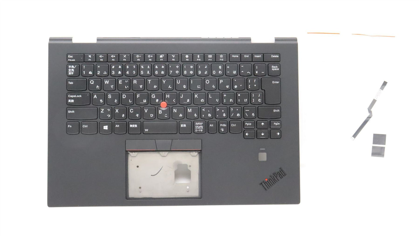 Lenovo Yoga X1 3rd Keyboard Palmrest Top Cover Japanese Black Backlit 02HL900