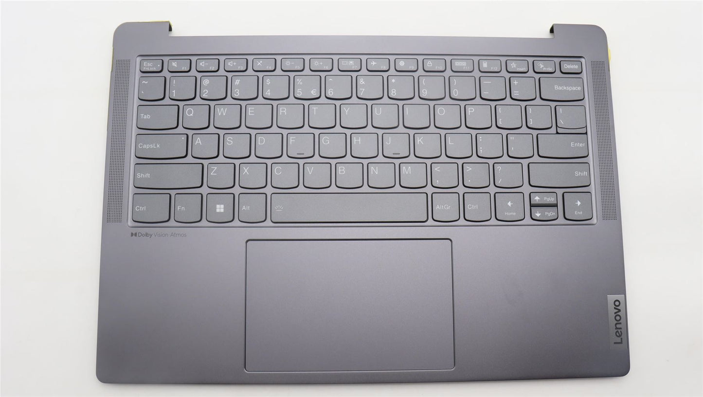 Lenovo Yoga 6 14IAP8 Palmrest Cover Touchpad Keyboard US Europe Grey 5CB1J76025