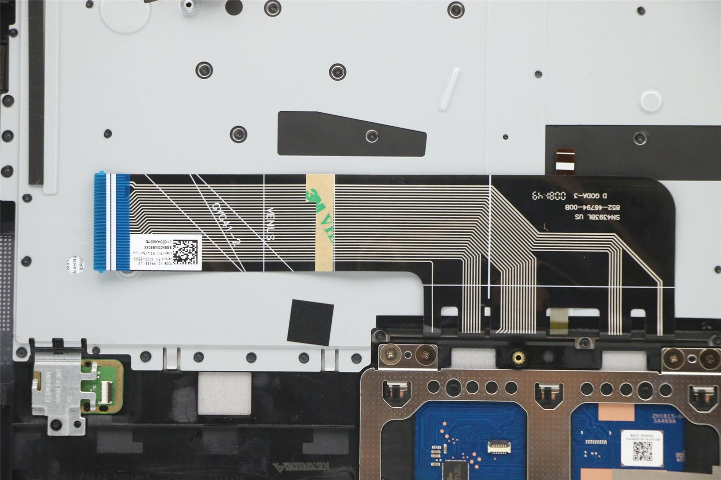 Lenovo Yoga 7-14ITL5 Keyboard Palmrest Top Cover US Europe Blue 5CB1A16223