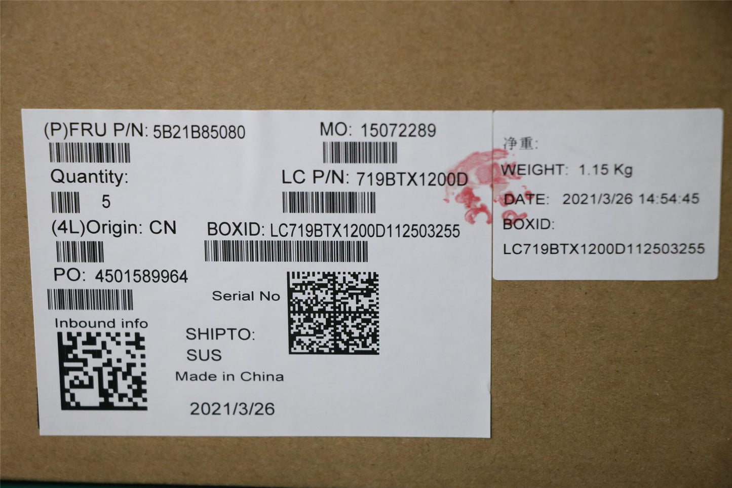 Lenovo IdeaPad 3 17ITL6 Motherboard Mainboard DIS inteli71165G7 8G 5B21B85080