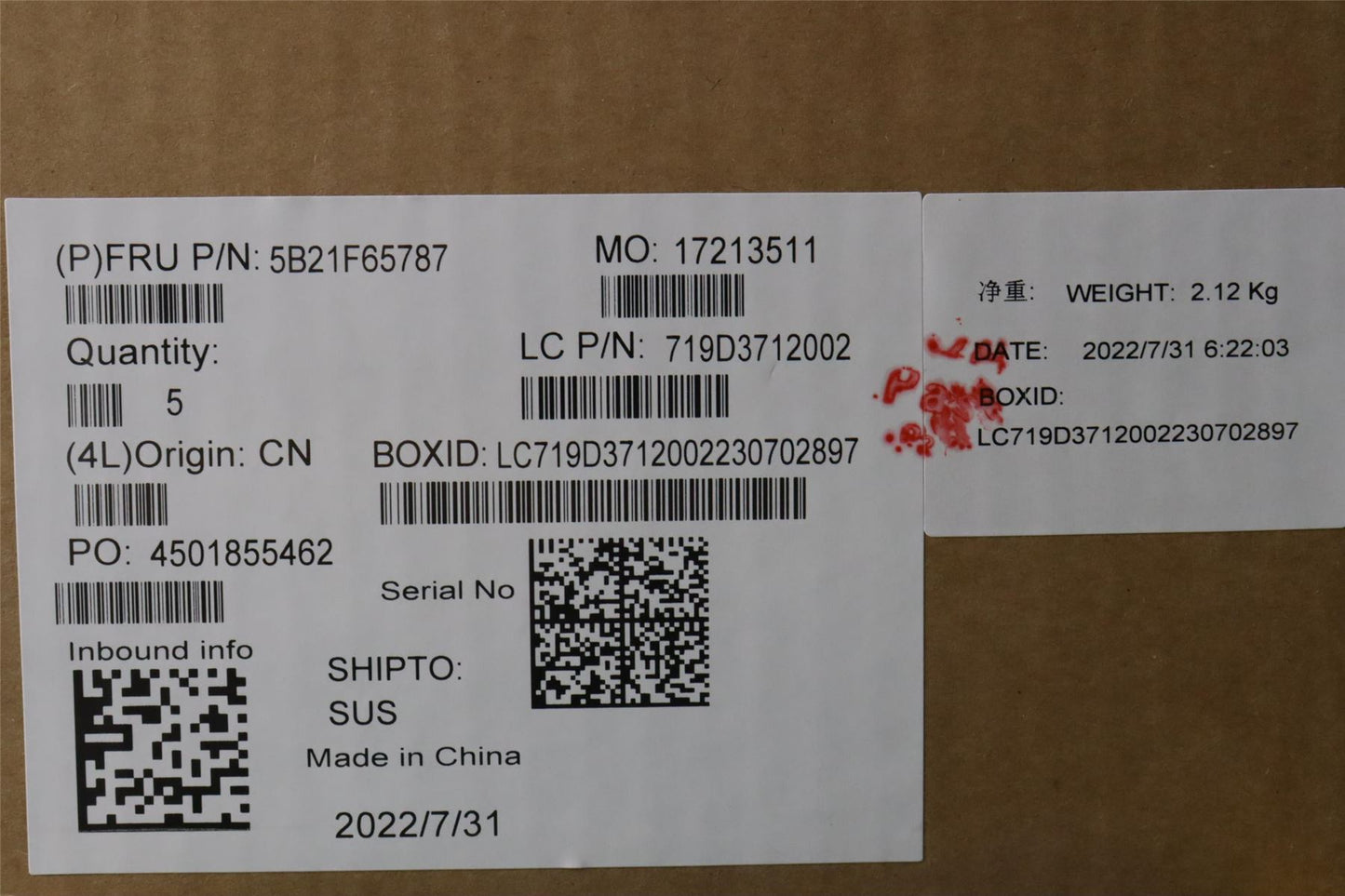 Lenovo 5 16ARH7H Motherboard Mainboard DIS AMDR76800H 5B21F65787