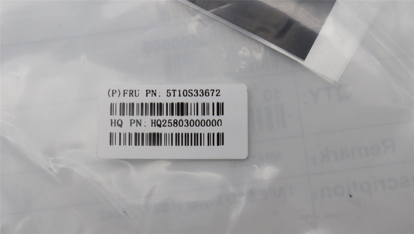 Lenovo TAPE SSD Mylar H 82Y7_2242 5T10S33672
