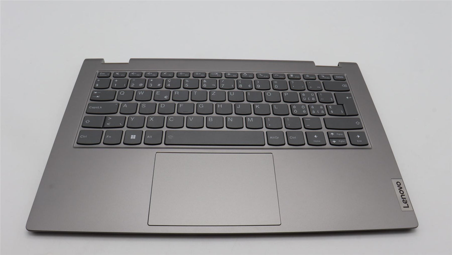 Lenovo ThinkBook 14s G3 IRU Palmrest Cover Touchpad Keyboard Swiss 5CB1L43750
