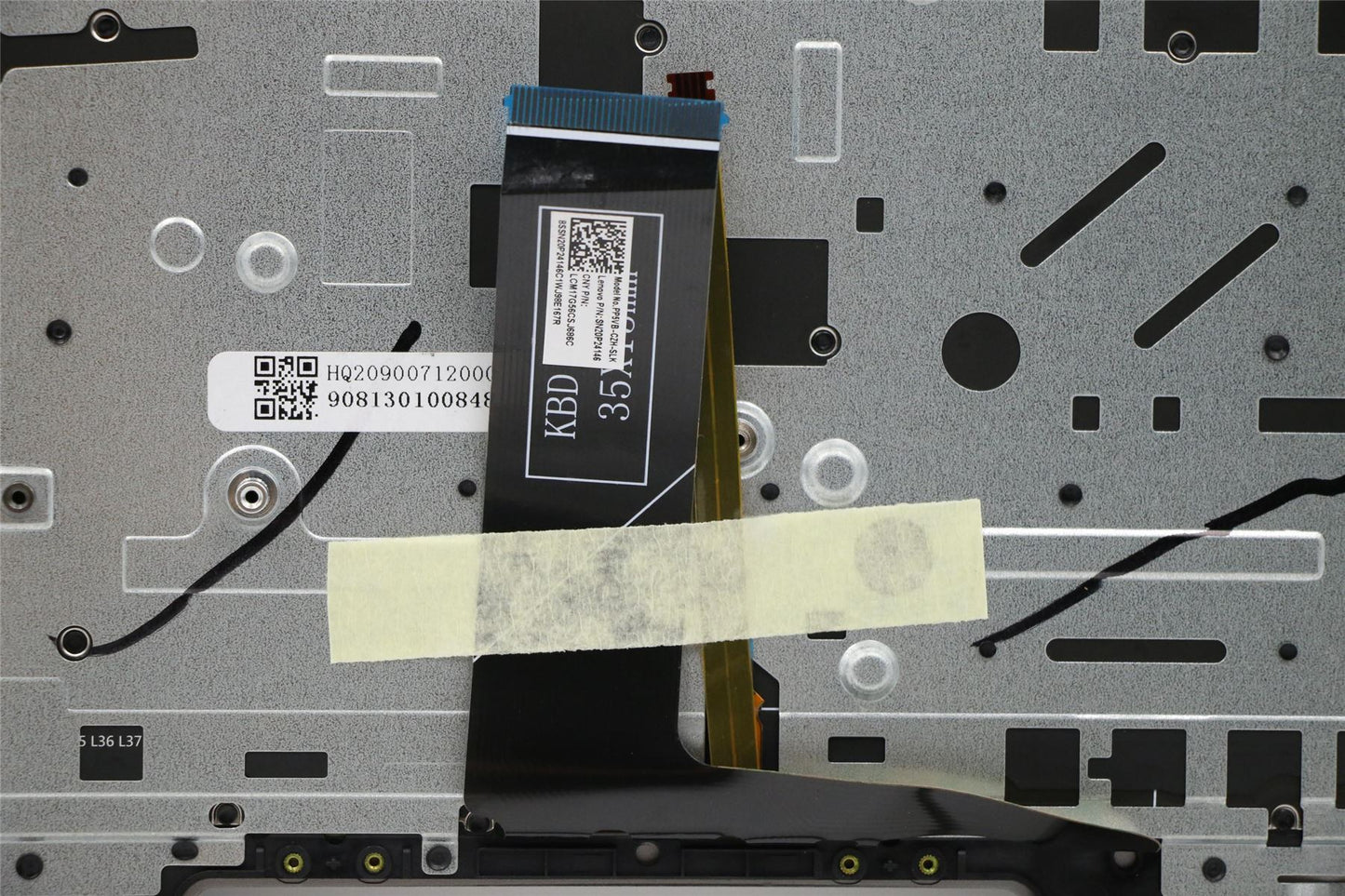Lenovo IdeaPad S540-15IWL GTX Keyboard Palmrest Top Cover Grey 5CB0U43613