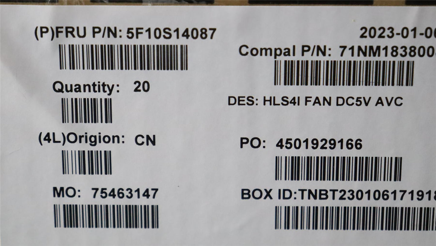 Lenovo IdeaPad 5 14IRL8 5 14ABR8 Thermal Cooling Fan Fans 5F10S14087