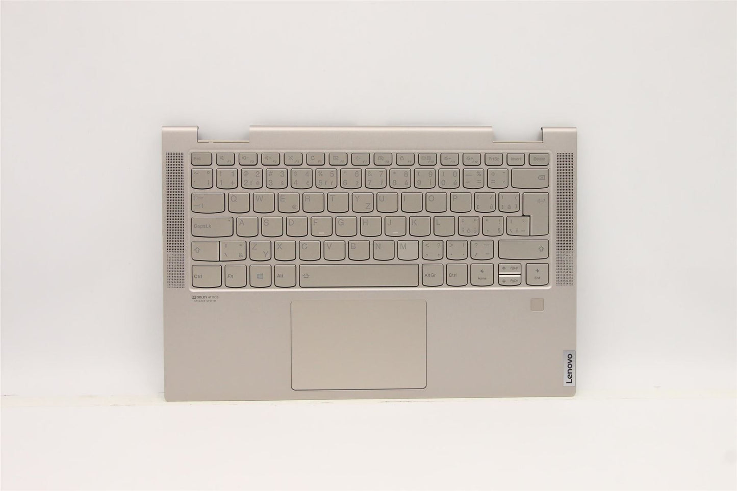 Lenovo Yoga C740-14IML Keyboard Palmrest Top Cover Czech Mica 5CB0U43984