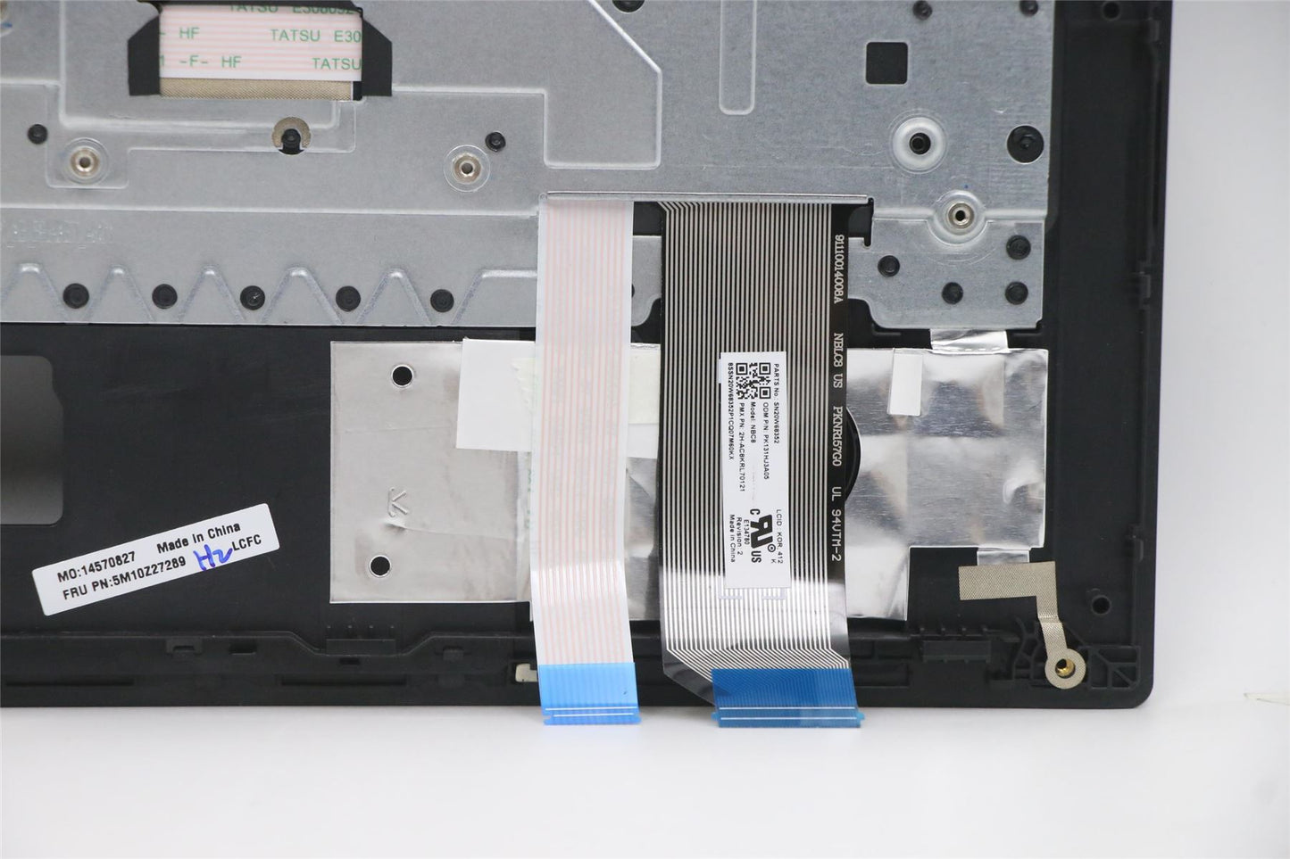 Lenovo MECH_ASM FRU KB Cc_PT_NF_BK_US_KOR 5M10Z27289