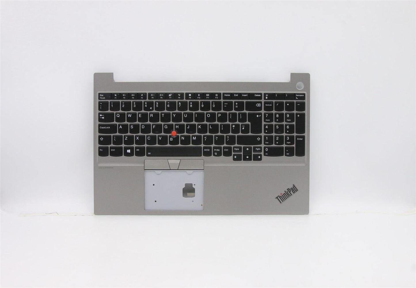 Lenovo ThinkPad E15 Keyboard Palmrest Top Cover UK Silver Backlit 5M10V16985