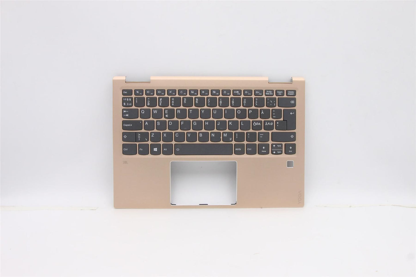 Lenovo IdeaPad 720 13IKB Keyboard Palmrest Top Cover Nordic Silver 5CB0N67935