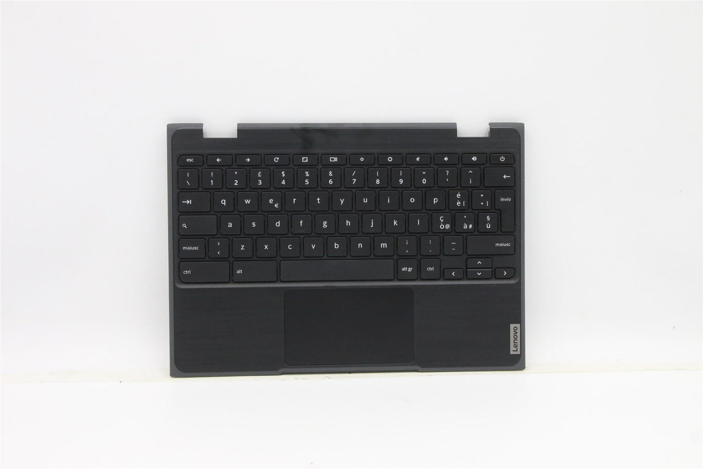 Lenovo 100e 2nd Gen Palmrest Cover Touchpad Keyboard Italian Black 5CB0Y57914