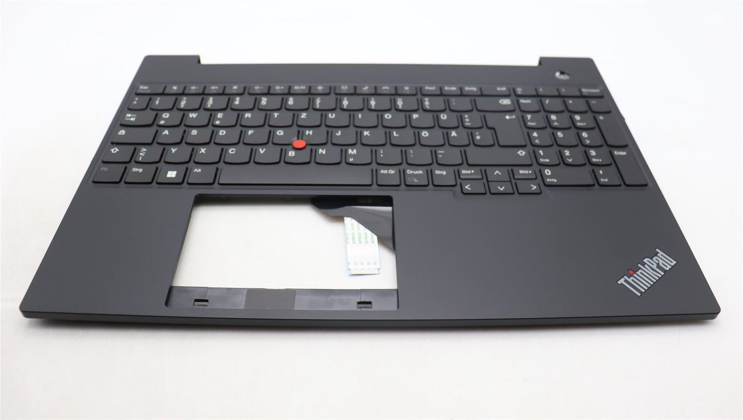 Lenovo ThinkPad E16 Gen 1 Keyboard Palmrest Top Cover German Black 5M11H94768