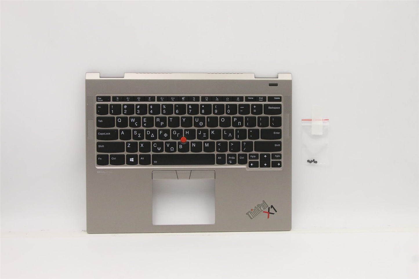 Lenovo ThinkPad X1 Keyboard Palmrest Top Cover Greek Titanium 5M11B59891