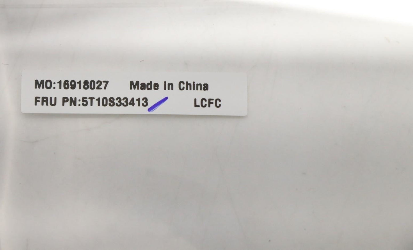 Lenovo TAPE Mylar L82TF for IO PORT 5T10S33413