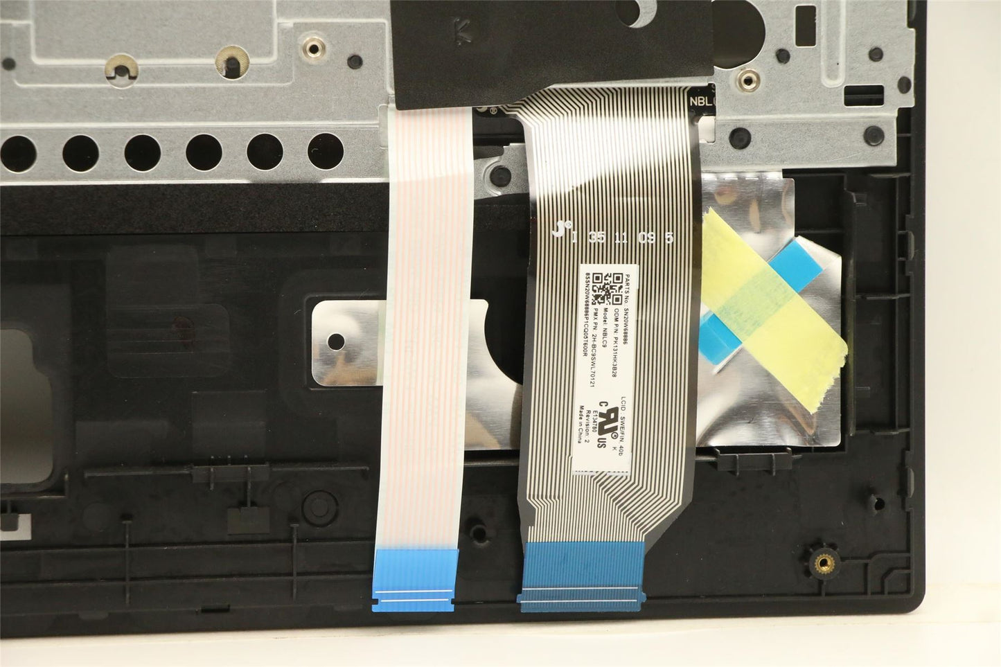 Lenovo MECH_ASM KBCSWE/FIN BKLT(PMX)PT FP UK BK 5M11C43803