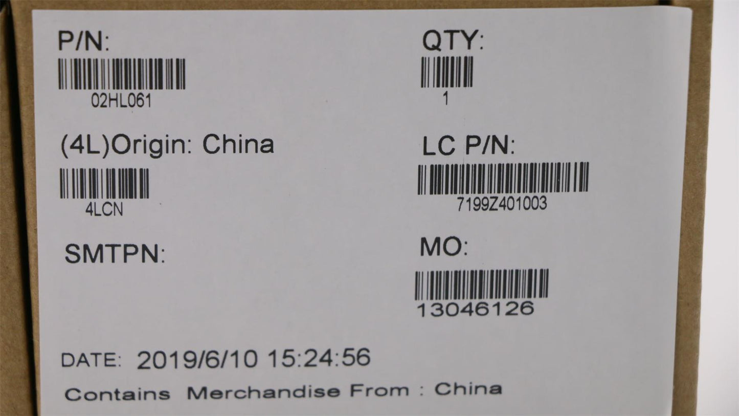 Lenovo 02HL061 FRU FPR bracket