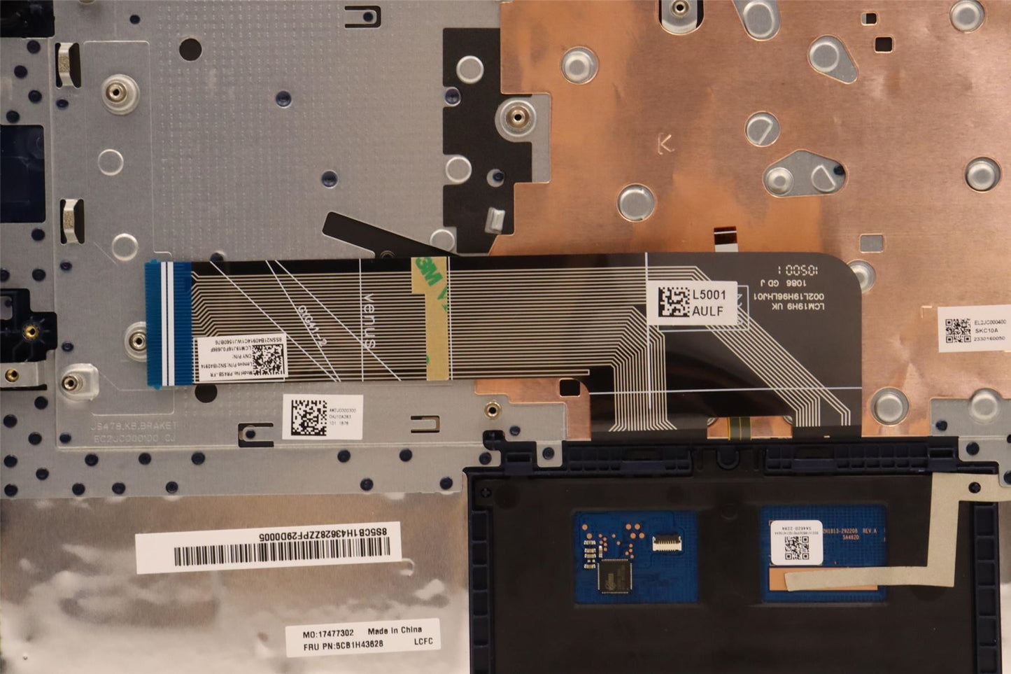 Lenovo Upper Case ASM_FRA L82RJ NFP AB BL 5CB1H43628