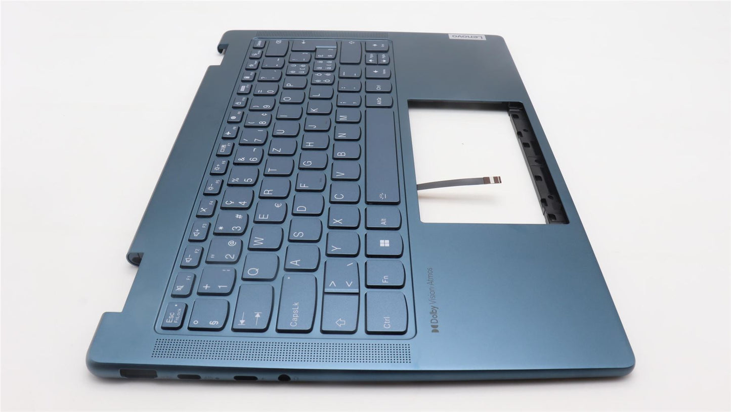 Lenovo Yoga 7 14IRL8 Keyboard Palmrest Top Cover Switzerland 5CB1L40865
