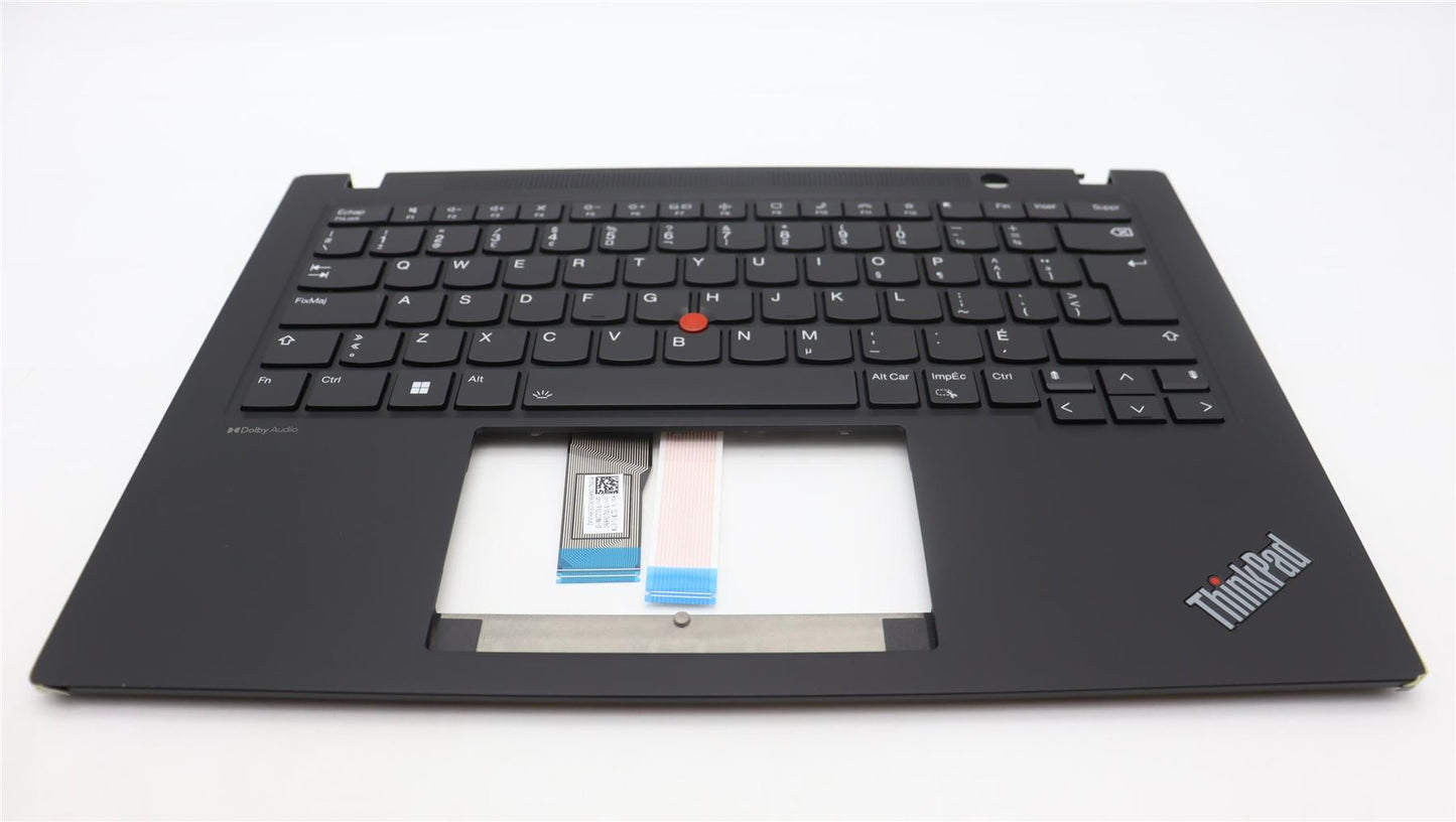 Lenovo ThinkPad T14s Gen 4 Keyboard Palmrest Top Cover Black Backlit 5M11J05846