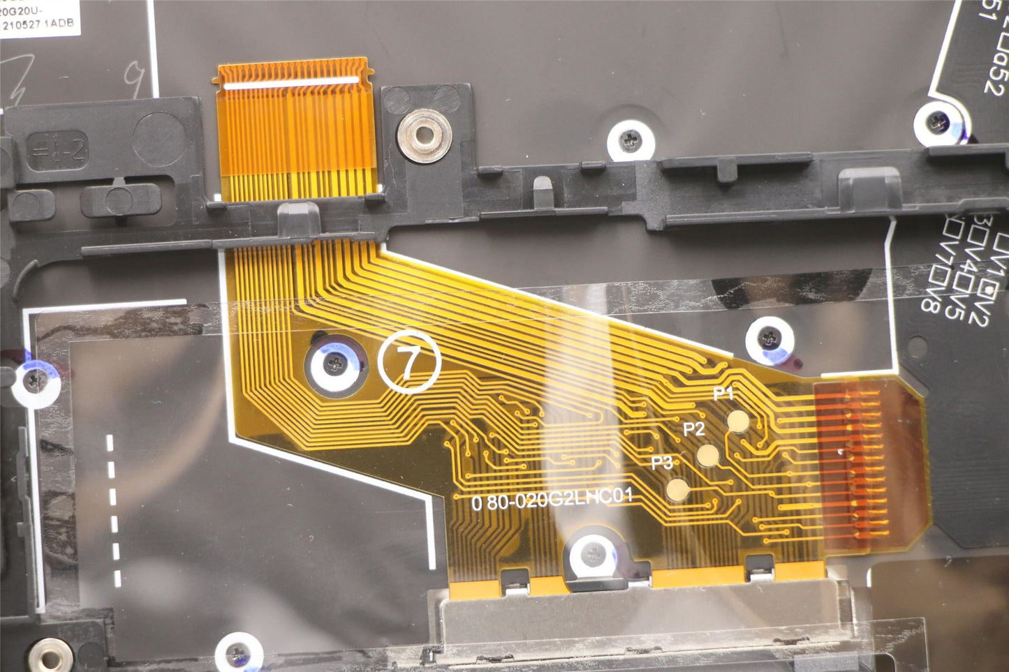 Lenovo ThinkPad X1 6th Gen Keyboard Palmrest Top Cover Greek 5M11C40964
