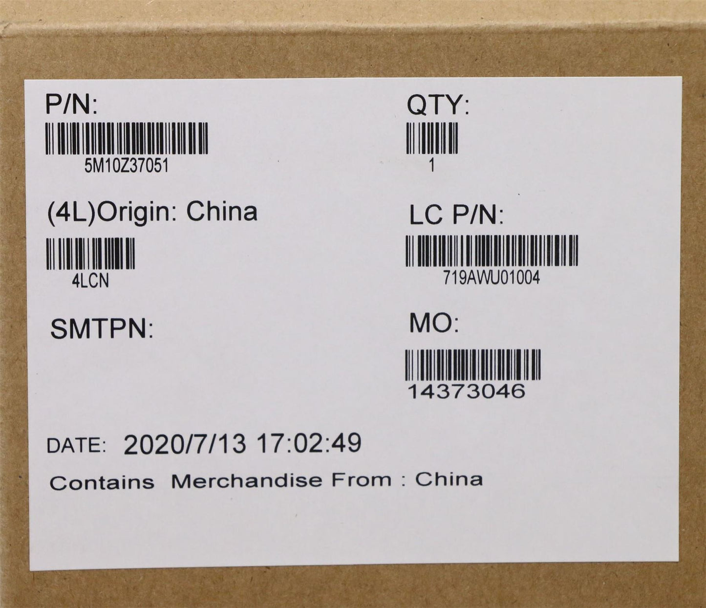 Lenovo 5M10Z37051 MECH_ASM GRP_FHD_TCH_Laibao+AUO_HD_IG