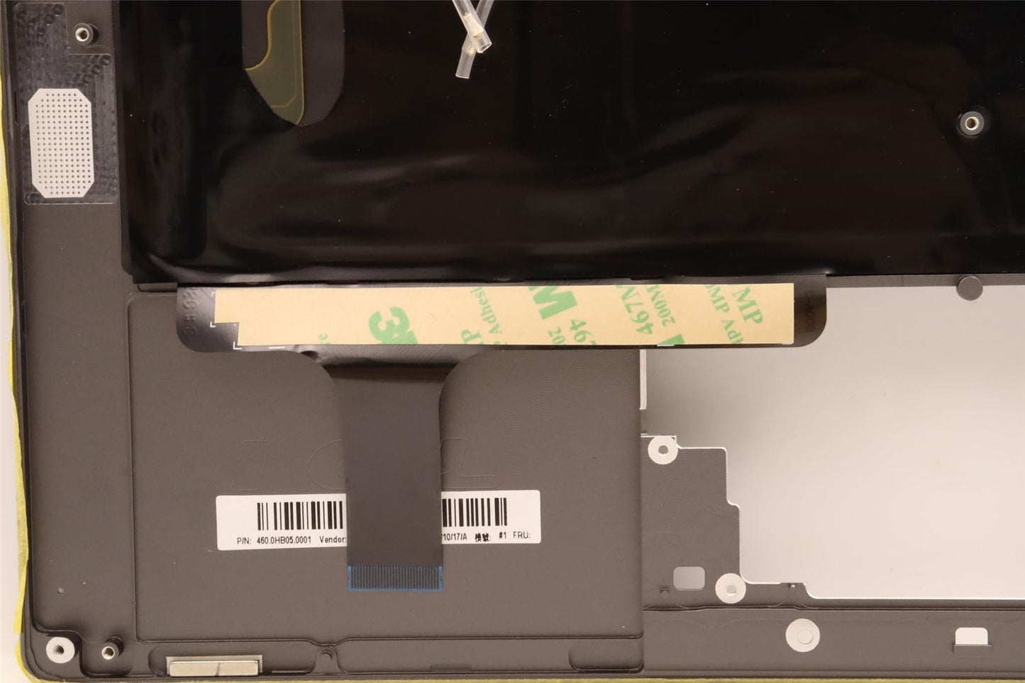 Lenovo S940 14IIL Keyboard Palmrest Top Cover French Iron Grey 5CB0W43478