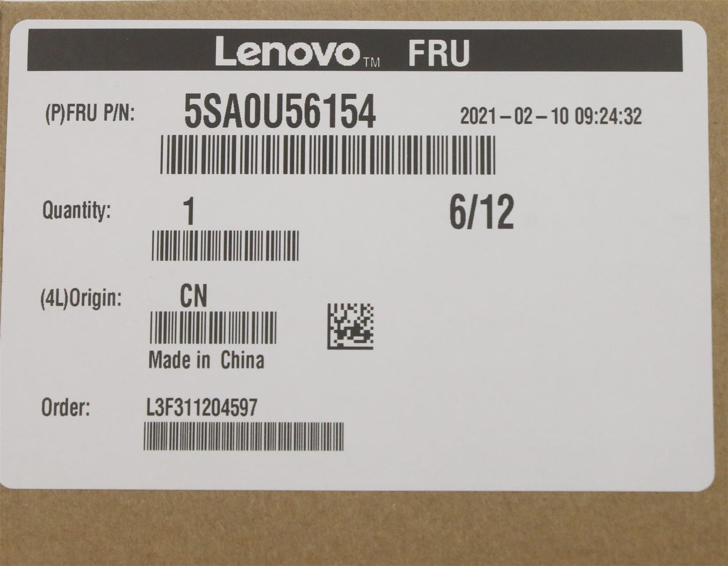 Lenovo ThinkStation P340 P340 M90a M70a CPU Processor 5SA0U56154