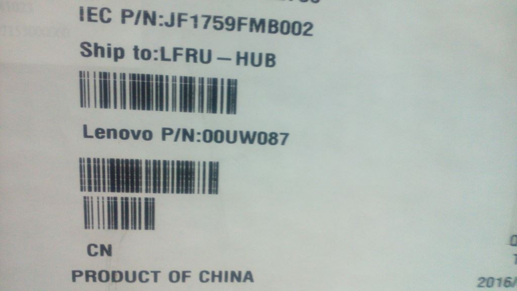 Lenovo 01GJ091