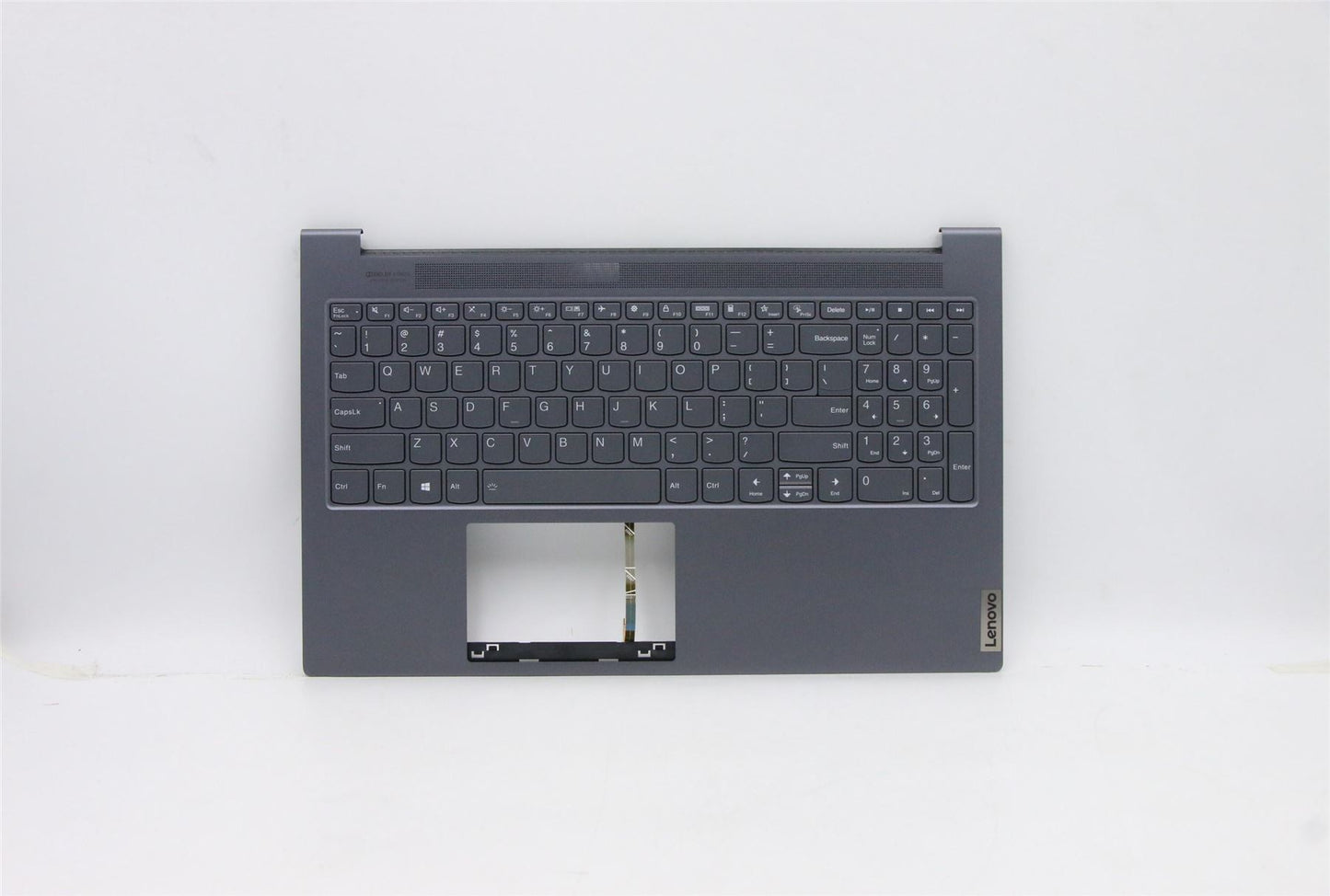 Lenovo IdeaPad 7 15ITL05 Keyboard Palmrest Top Cover US Grey 5CB1B10114
