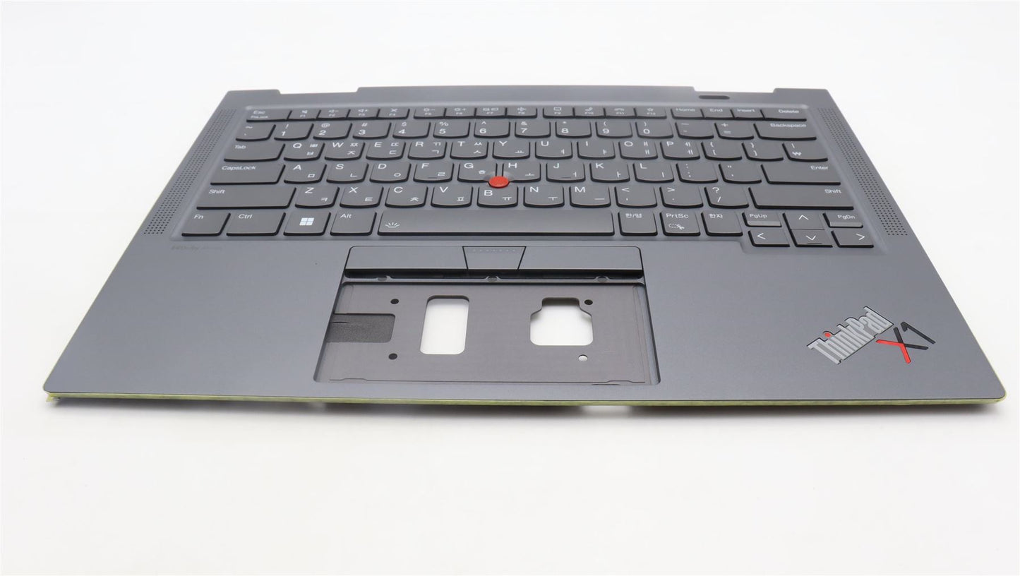 Lenovo ThinkPad X1 8th Gen Keyboard Palmrest Top Cover Korean Grey 5M11H62450