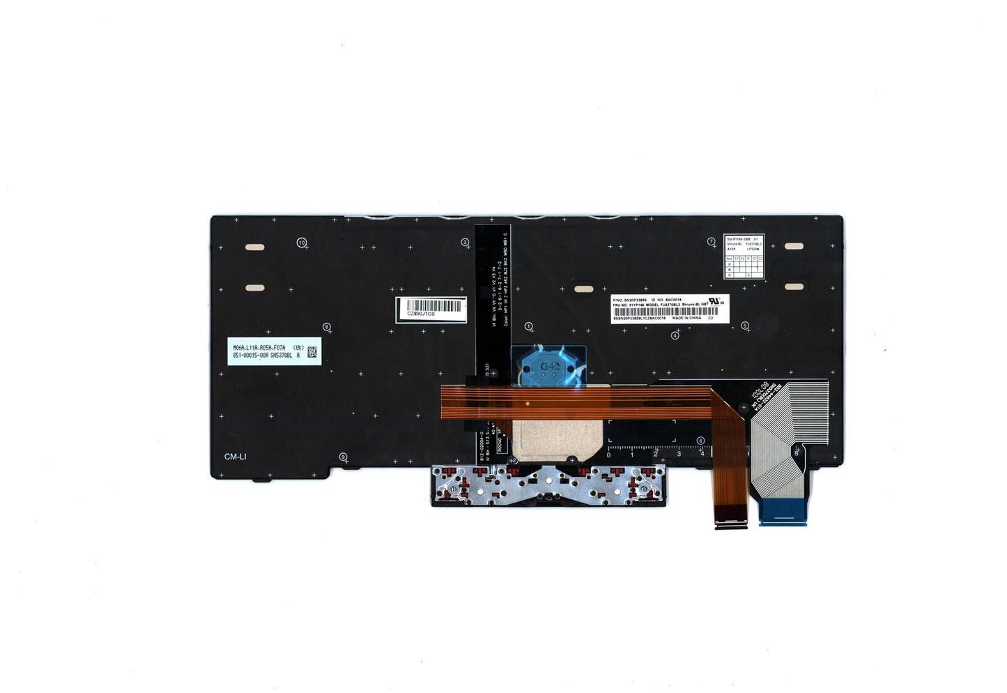 Lenovo ThinkPad X280 A285 X390 X395 L13 Keyboard UK Black Backlit 01YP148