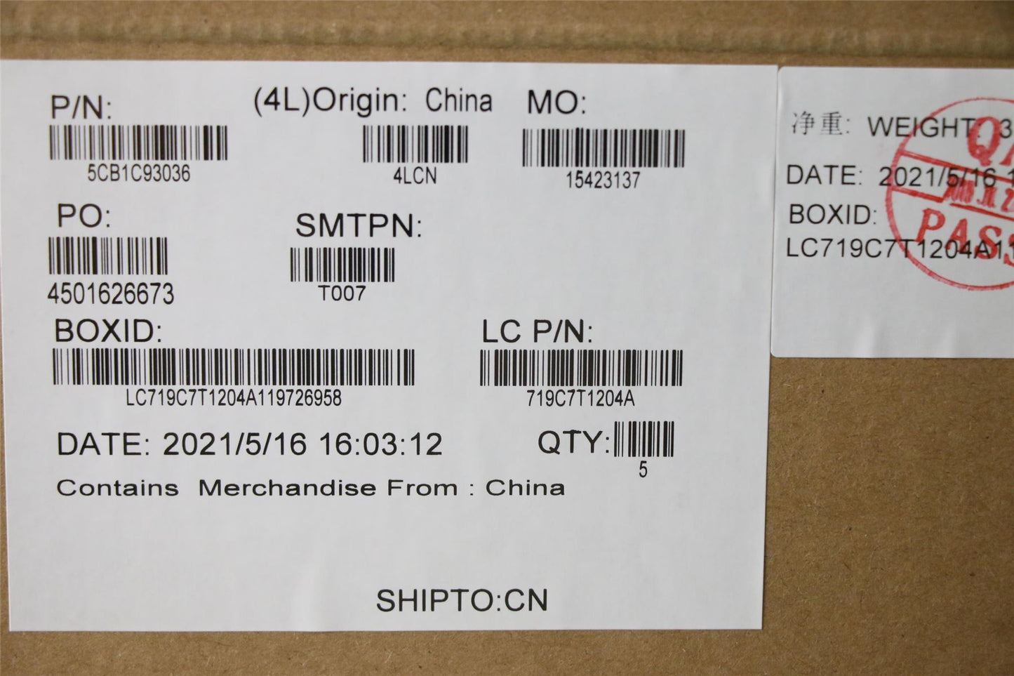 Lenovo Legion 5-15ACH6 Keyboard Palmrest Top Cover US Blue 5CB1C93036