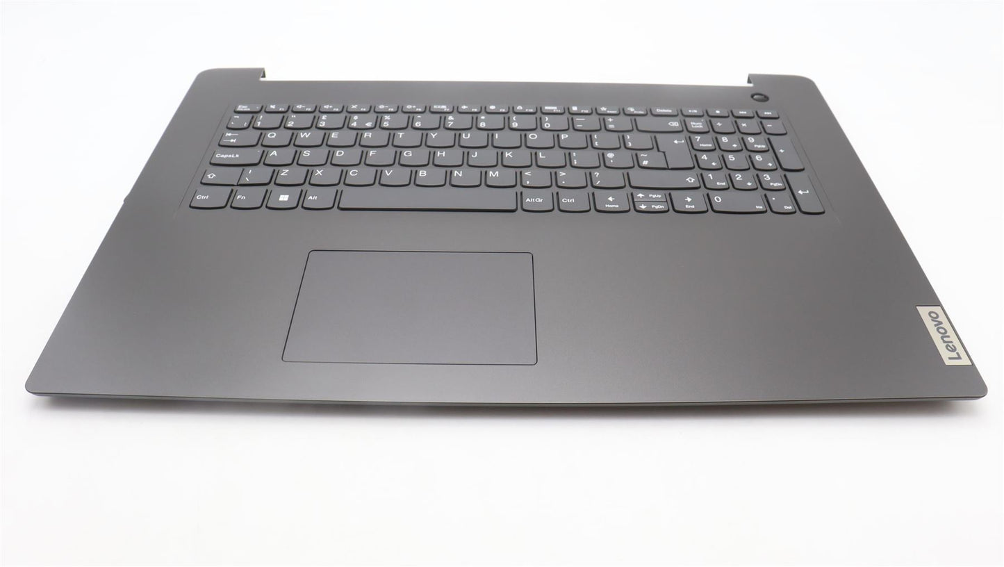 Lenovo V17 G4 IRU Palmrest Cover Touchpad Keyboard UK Iron Gray 5CB1L79616