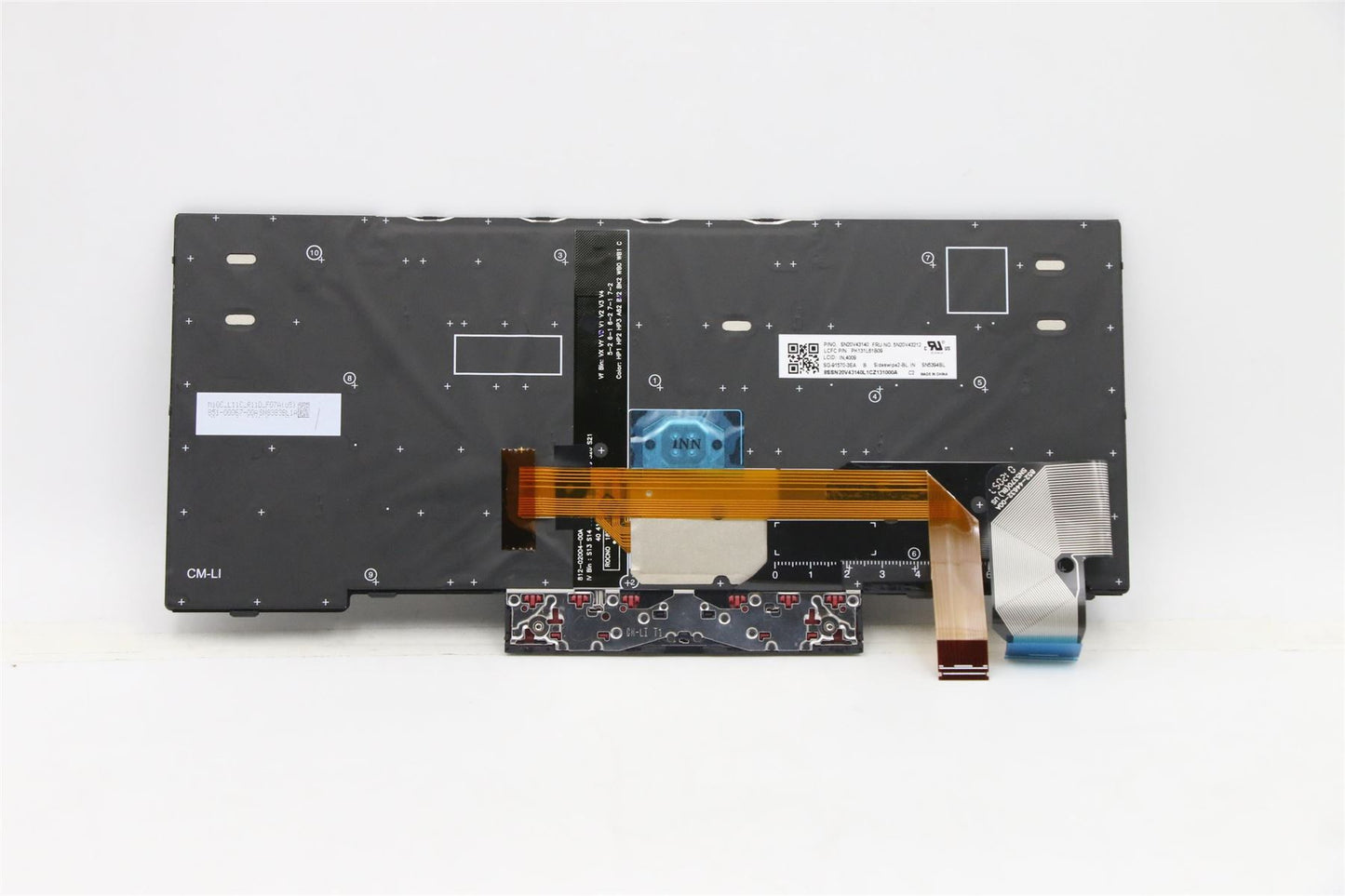 Lenovo ThinkPad L13 2 X13 Keyboard Indian US Black Backlit 5N20V43212