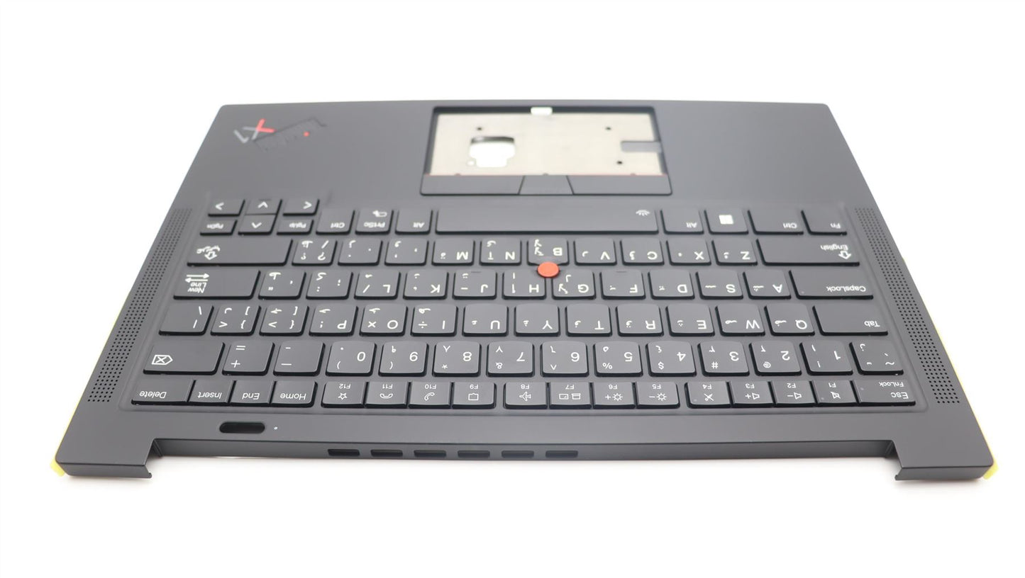 Lenovo ThinkPad X1 11th Gen Keyboard Palmrest Top Cover Arabic Black 5M11H62736