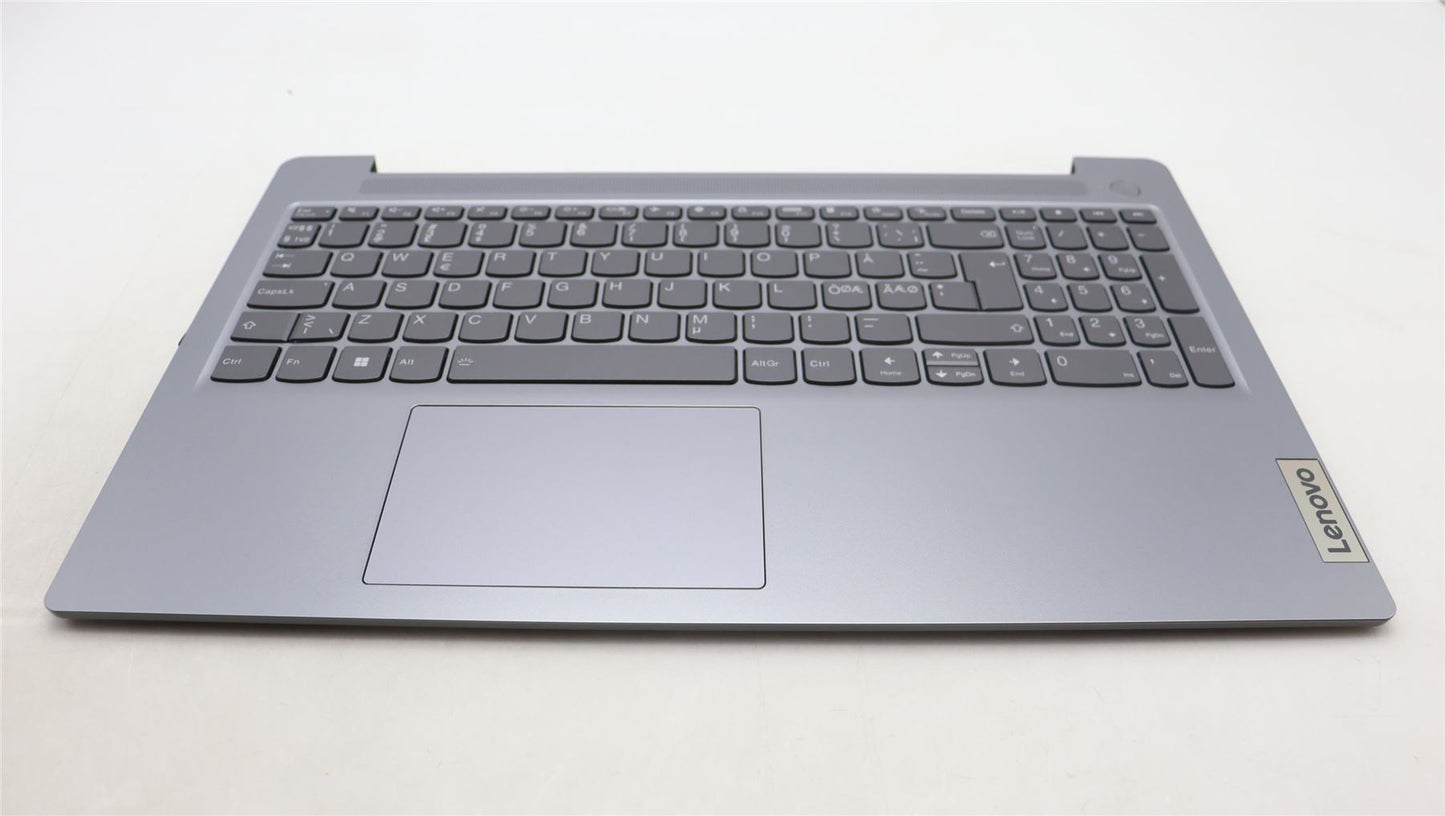 Lenovo IdeaPad 3 15AMN8 Palmrest Cover Touchpad Keyboard Nordic 5CB1L27520