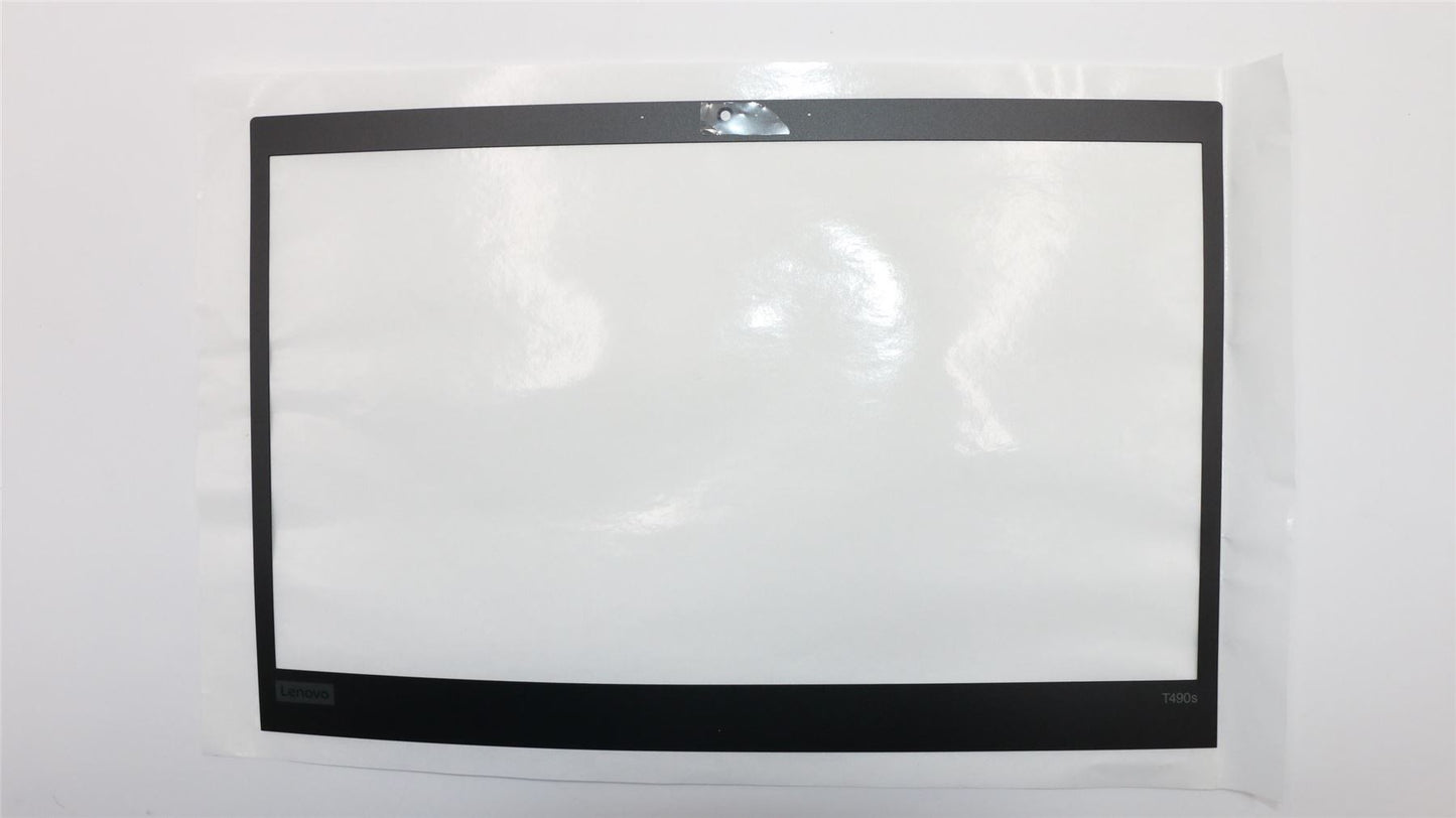Lenovo ThinkPad T490s Bezel Trim Frame Sheet Cover Black 02HM516