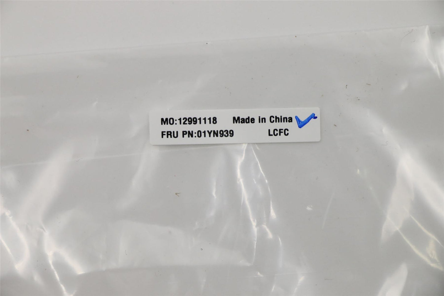 Lenovo 01YN939 LABEL FRU GEO Label ASM