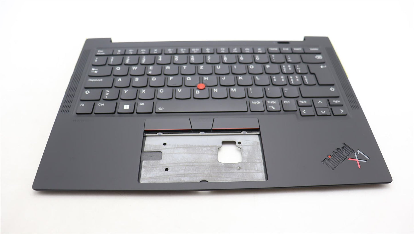Lenovo Carbon X1 11th Keyboard Palmrest Top Cover Swiss Black Backlit 5M11H62850