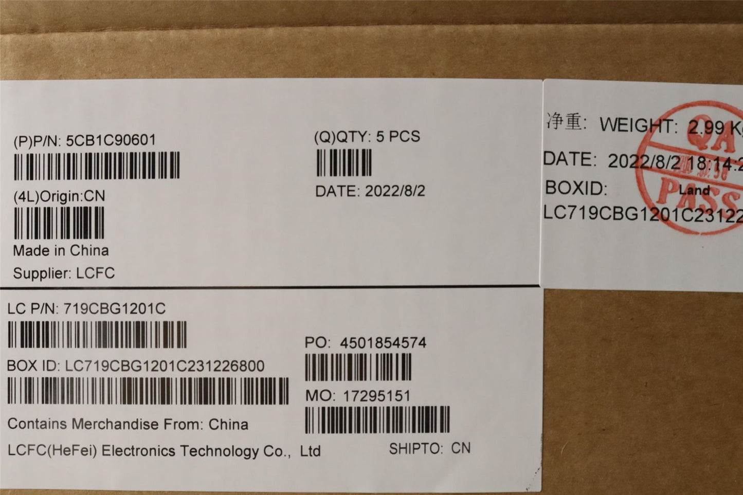 Lenovo Upper Case ASM_HUN L82NH LIG_SR 5CB1C90601