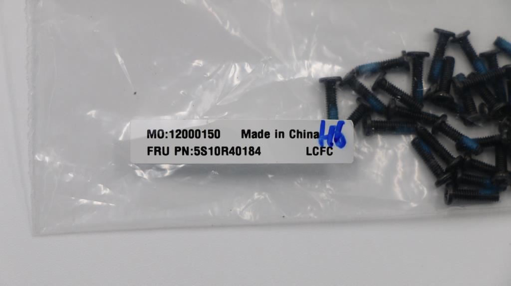 Lenovo 5S10R40184 SCREW Screw L 81FV KB BKT to HingeCover