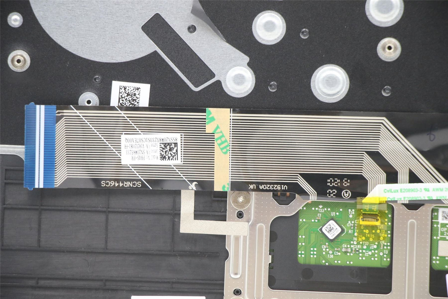 Lenovo IdeaPad 5-14IIL05 Keyboard Palmrest Top Cover French Black 5CB0Y89145