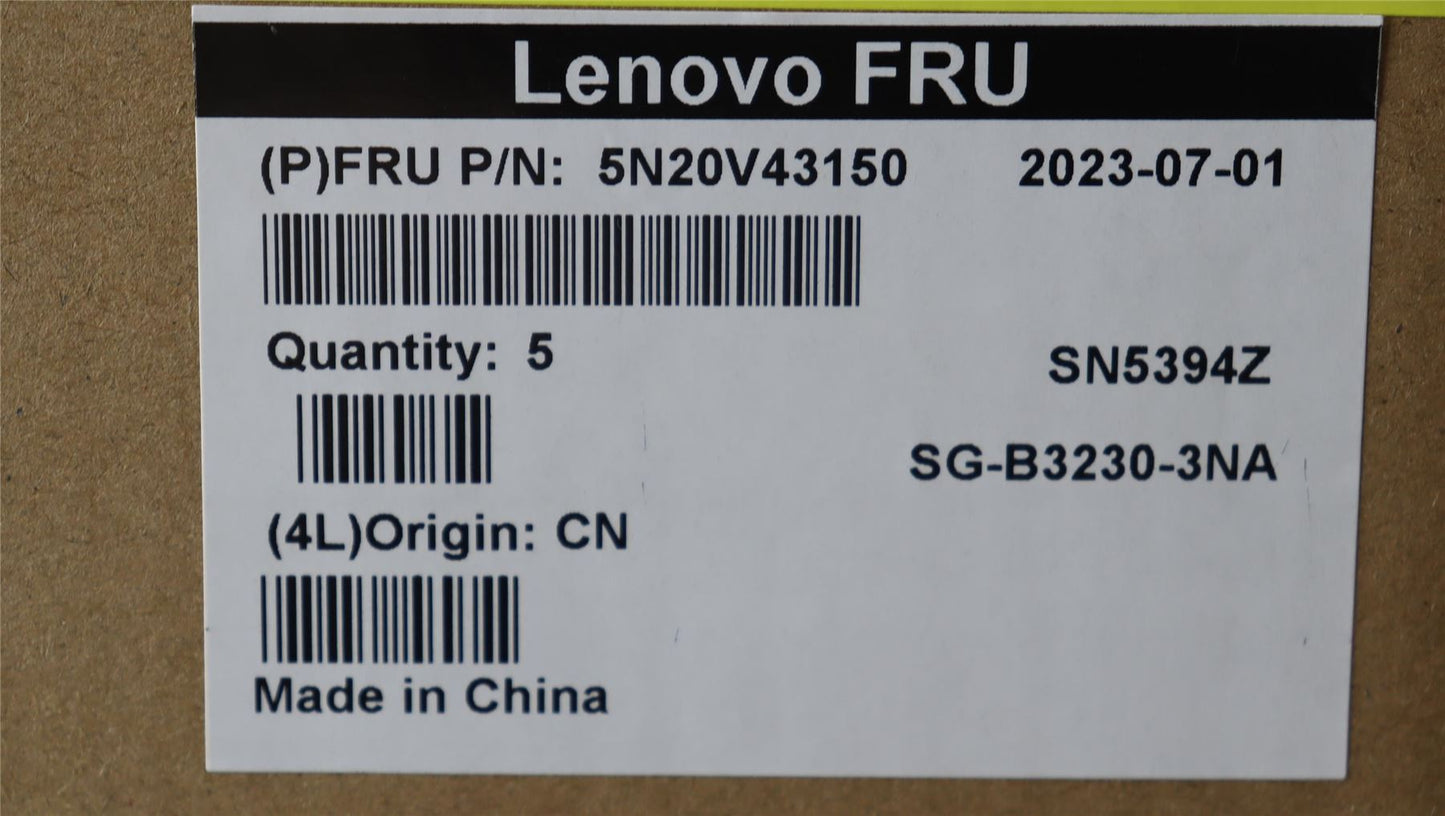 Lenovo ThinkPad L13 2 X13 Keyboard Arabic Black 5N20V43150