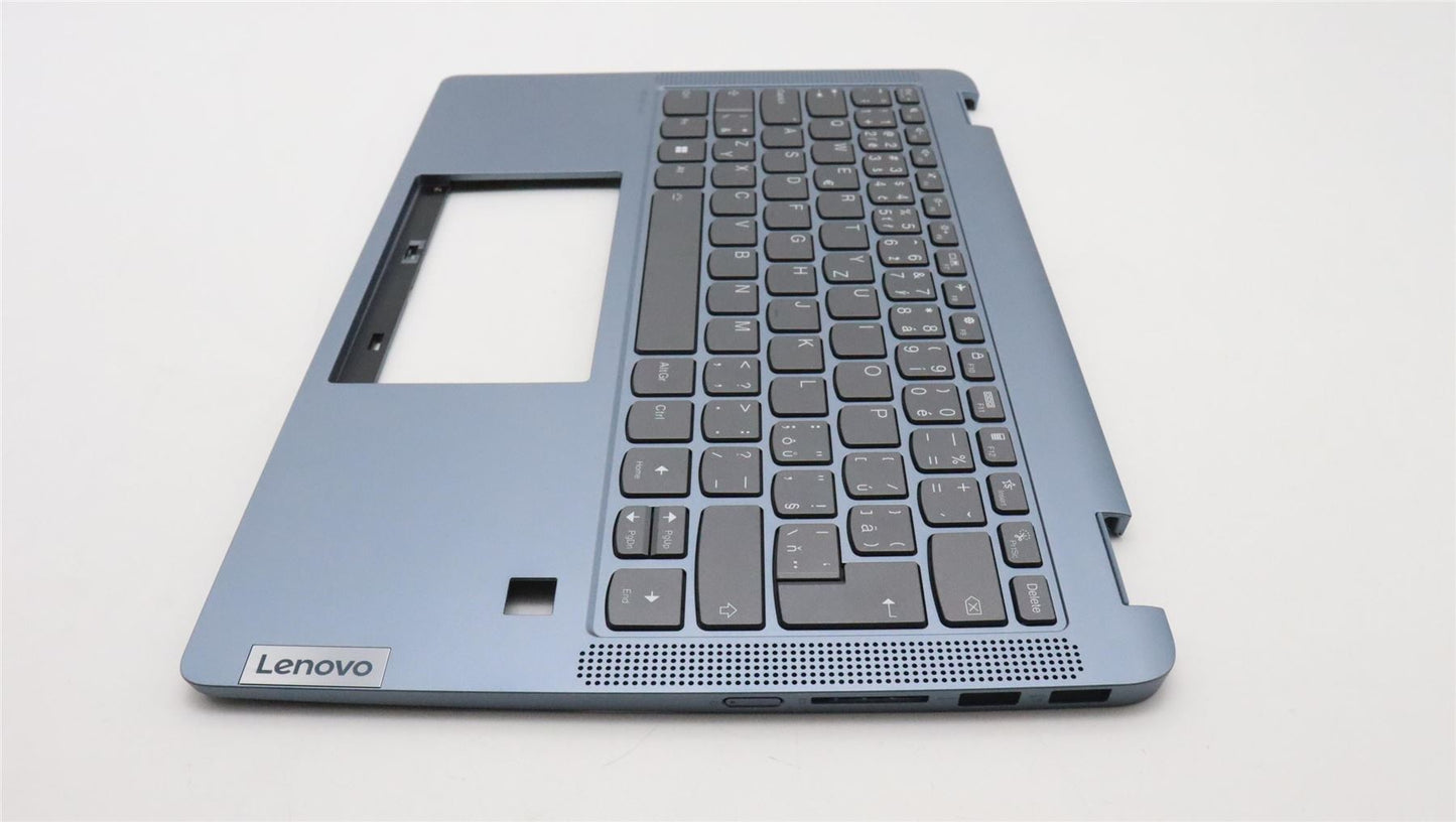 Lenovo IdeaPad 5 14ABR8 Palmrest Cover Keyboard Czech Slovakian Blue 5CB1K20874