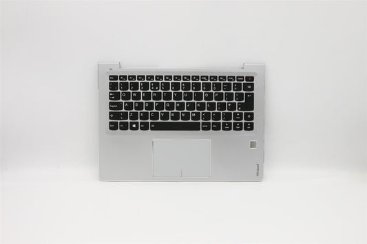 Lenovo IdeaPad 710S Plus-13ISK Keyboard Palmrest Top Cover UK Silver 5CB0M09446