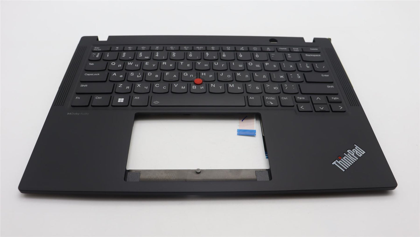 Lenovo ThinkPad X13 Gen 4 Keyboard Palmrest Top Cover Ukrainian Black 5M11L86316